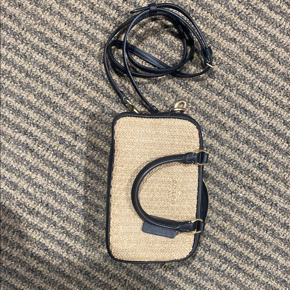 Coach Black and Tan Classic Crossbody Bag